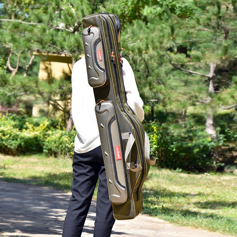 Grsaed Fishing Rod Bag Thicken Fishing Tackle Bag 1.2m Sea Rod Bag Large Capacit...