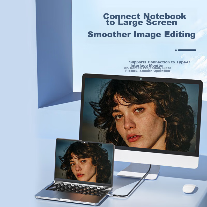 USB4 Full-Function Type-C Data Cable 0.5 Meter, 8K4K Video Cable, PD240W Fast Ch...