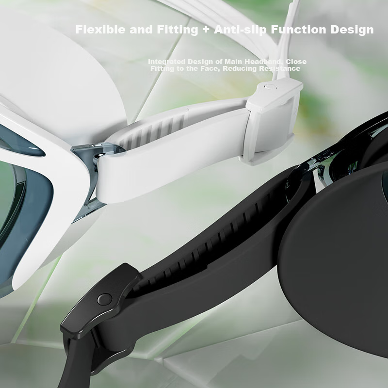 LI-NING High Definition Waterproof Anti-fog Large Frame Coated Swimming Goggles...