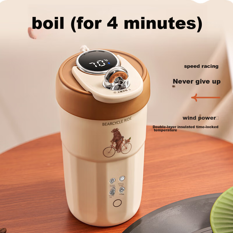 Zhuolong Portable Electric Kettle, Mini Foldable Travel Electric Kettle, Portabl...