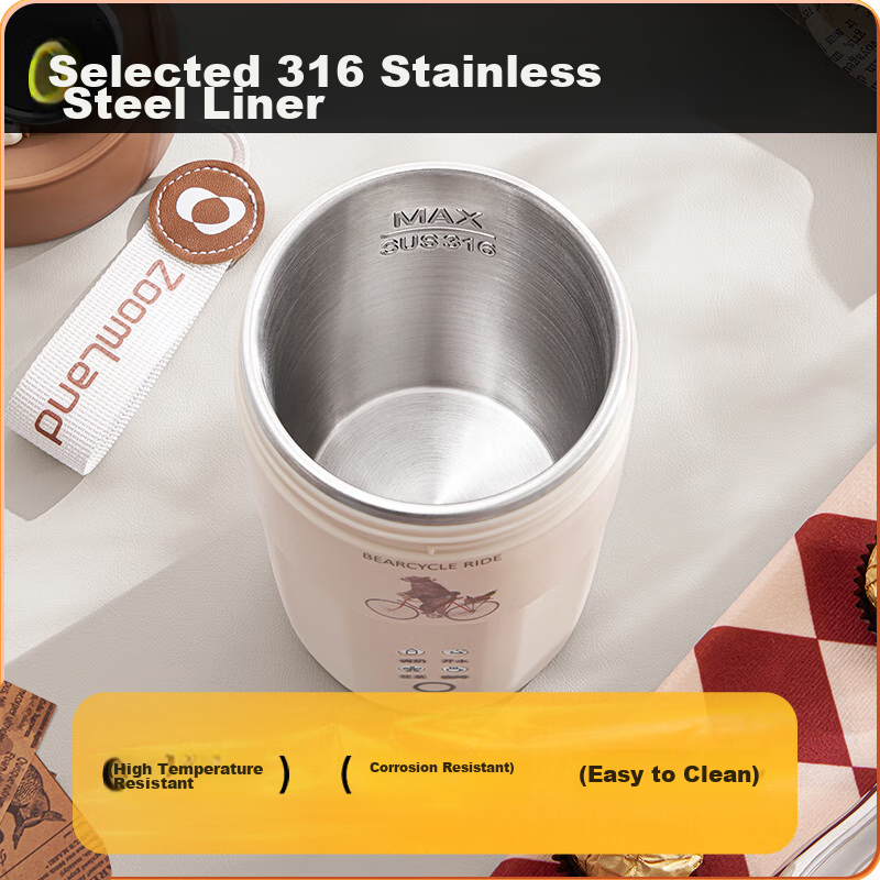 Zhuolong Portable Electric Kettle, Mini Foldable Travel Electric Kettle, Portabl...