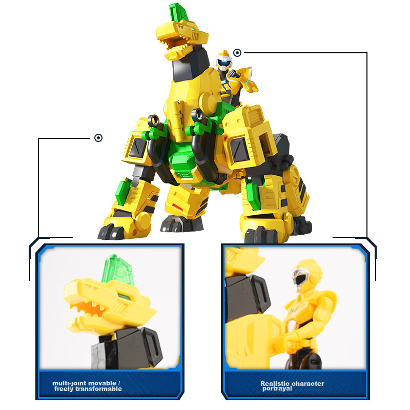 Zhanchao Mini Agent Team X Toys, Super Dinosaur Power, Second Season, Transforme...