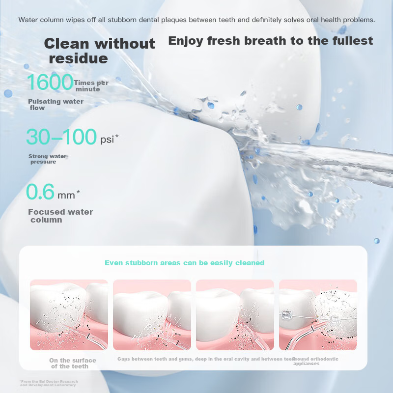 DR·BEI Portable Water Flosser Oral Irrigator, Home And Travel Birthday Gift, GF3...