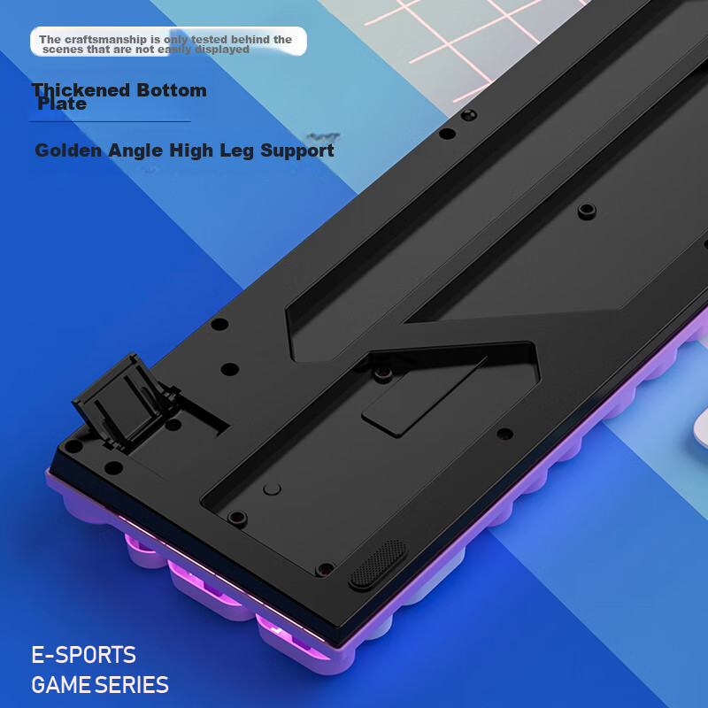 Yingdiao K600 Keyboard Colorful Package Upgraded Version, Retro Punk Keycaps, Me...