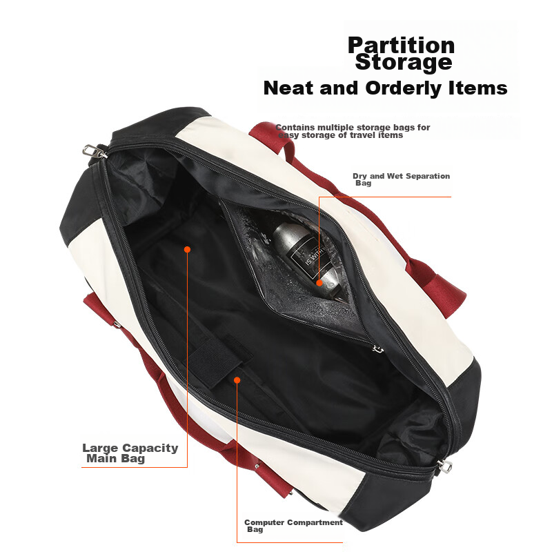 Lively Travel Large Capacity Short-Trip Trolley Suitcase Organizer Bag for Women...