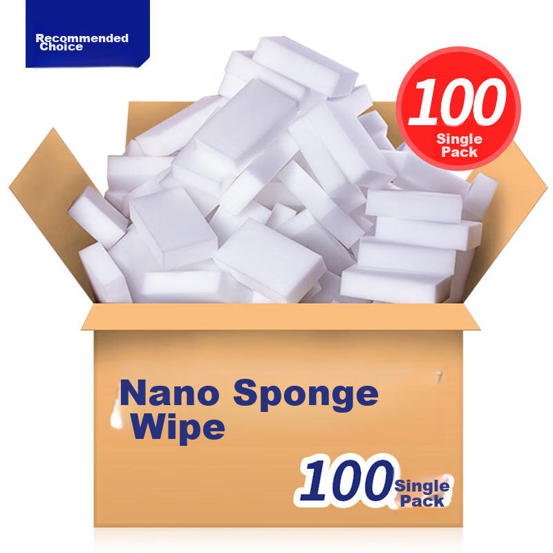 Yizhixuan Nano Sponge Magic Eraser, 100 Pieces, for Kitchen Furniture, Tea Stain...