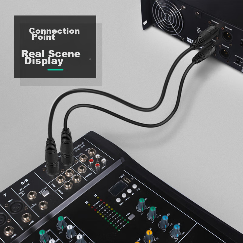 UGREEN XLR Male to Female Audio Extension Cable, Karaoke Live Streaming Micropho...