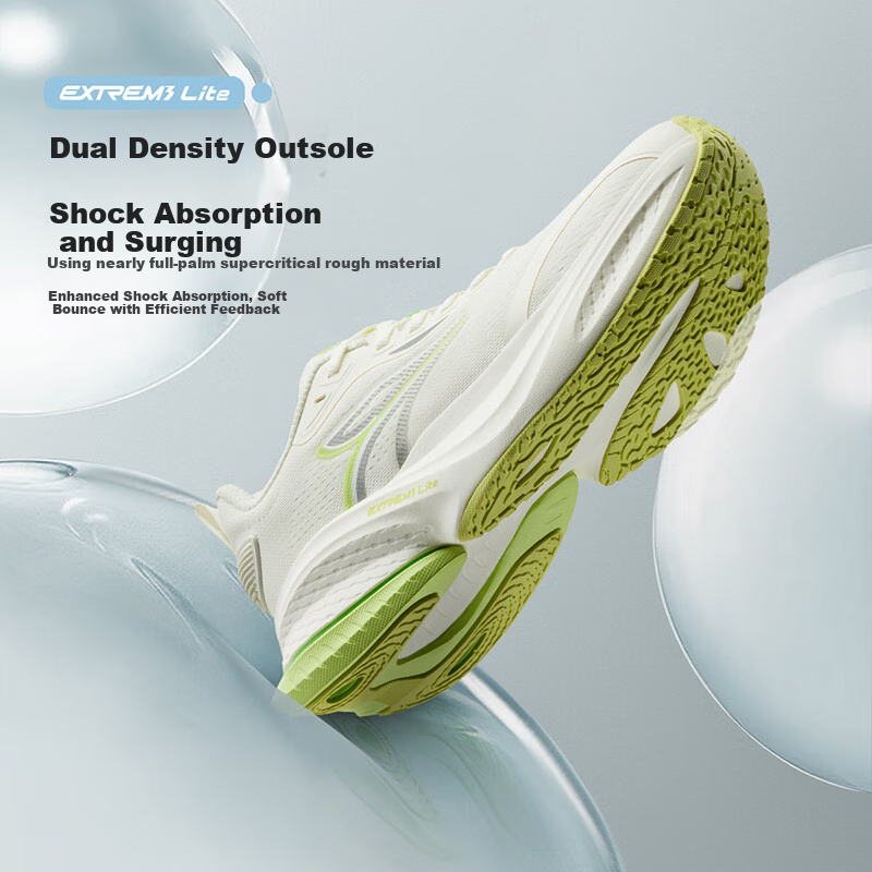 361° Men's Running Shoes Red Flame MAX Spring Summer Season Mesh Breathable Shoc...