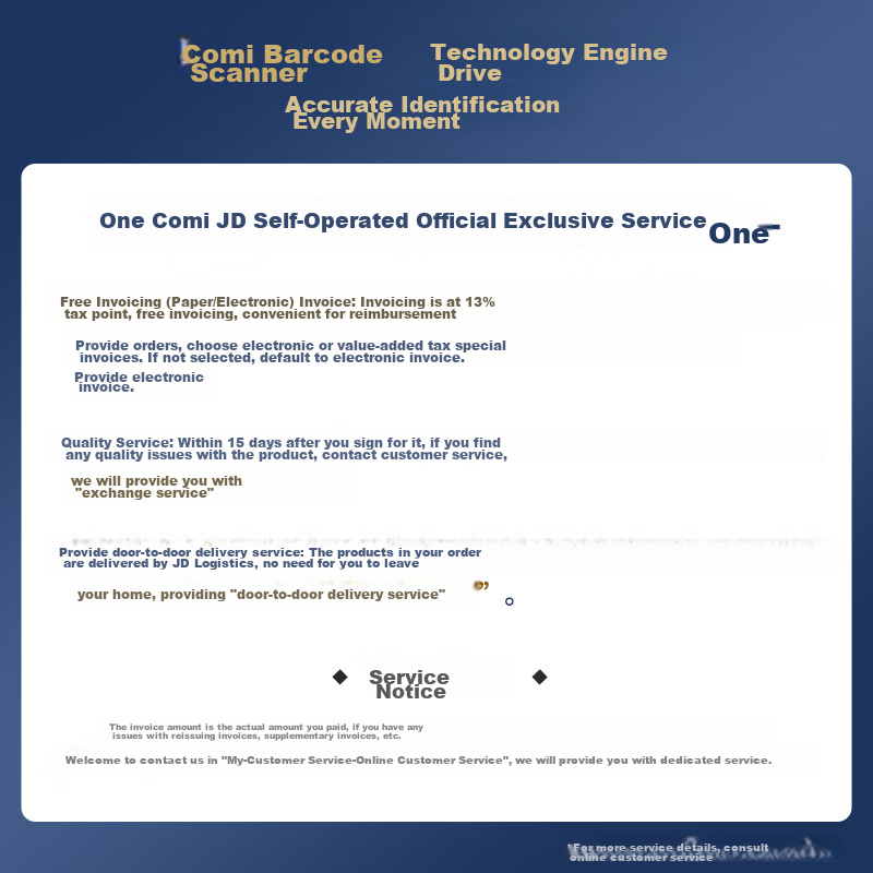 Comet Wireless Barcode Scanner Gun, 1D/2D Barcode Scanner, UDI Code Scanner for...