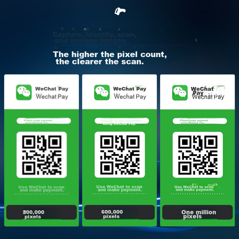 Comet Wireless Barcode Scanner Gun, 1D/2D Barcode Scanner, UDI Code Scanner for...