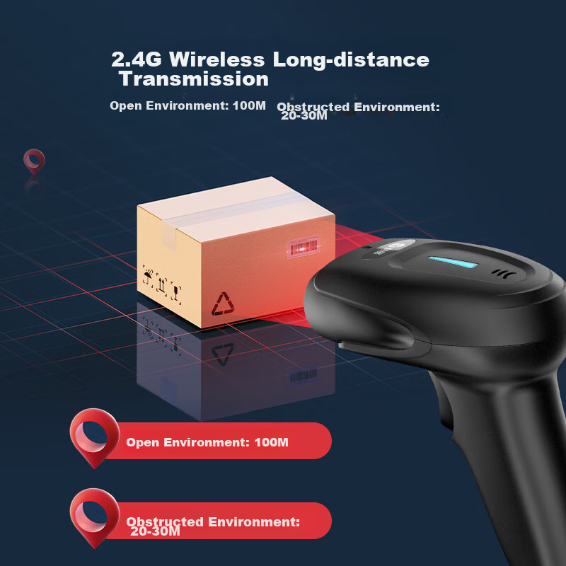 Comet Wireless Barcode Scanner Gun, 1D/2D Barcode Scanner, UDI Code Scanner for...