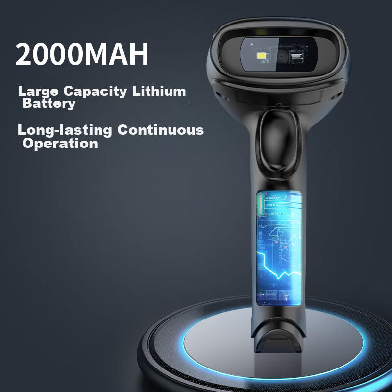 Comet Wireless Barcode Scanner Gun, 1D/2D Barcode Scanner, UDI Code Scanner for...