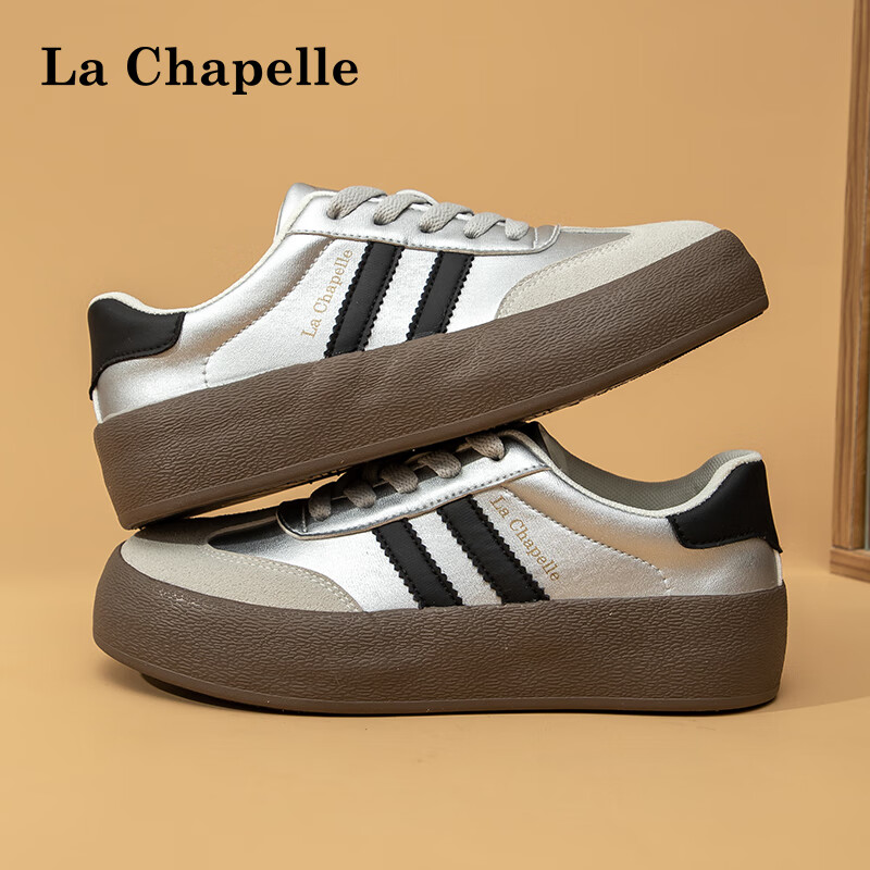 La Chapelle Women's Shoes, Summer New Thick-Soled Training Shoes, Versatile Retr...