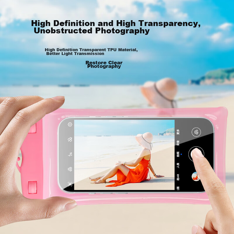 Yiyou Waterproof Phone Case, Diving Pouch, Swimming Touchscreen Waterproof Bag,...