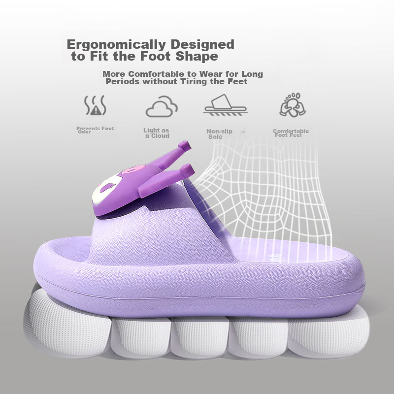 Zhubaba Children's Slippers, Girls' Summer 2025 New Style, Indoor Non-Slip, for...