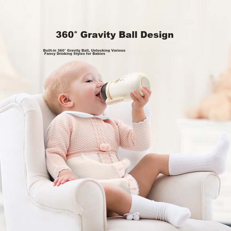 Yeehoo Baby Bottle, Newborn Bottle, Children's Insulated Cup, Training Cup, Wate...