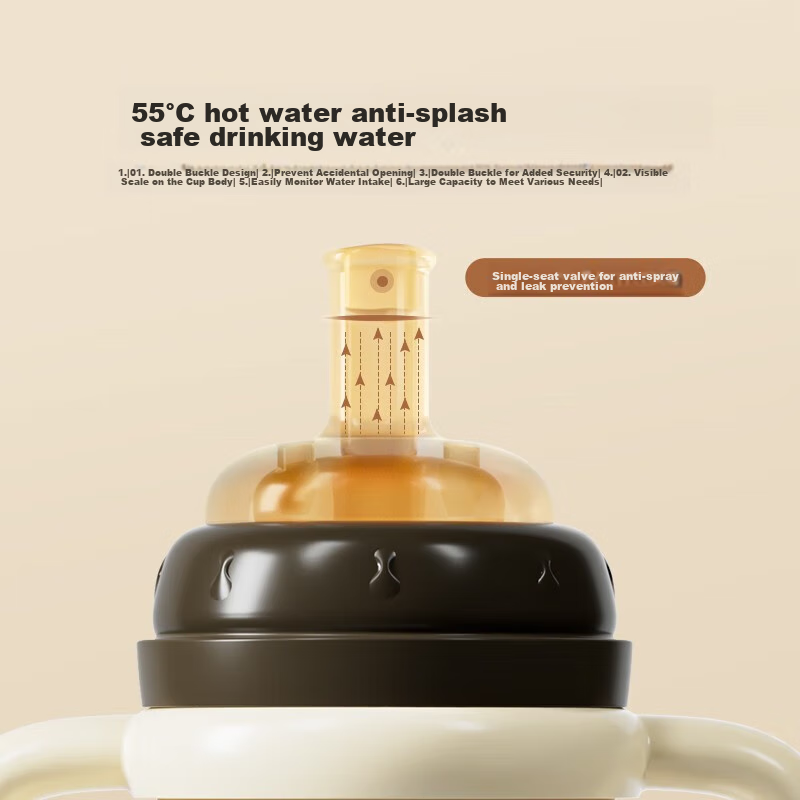 Yeehoo Baby Bottle, Newborn Bottle, Children's Insulated Cup, Training Cup, Wate...