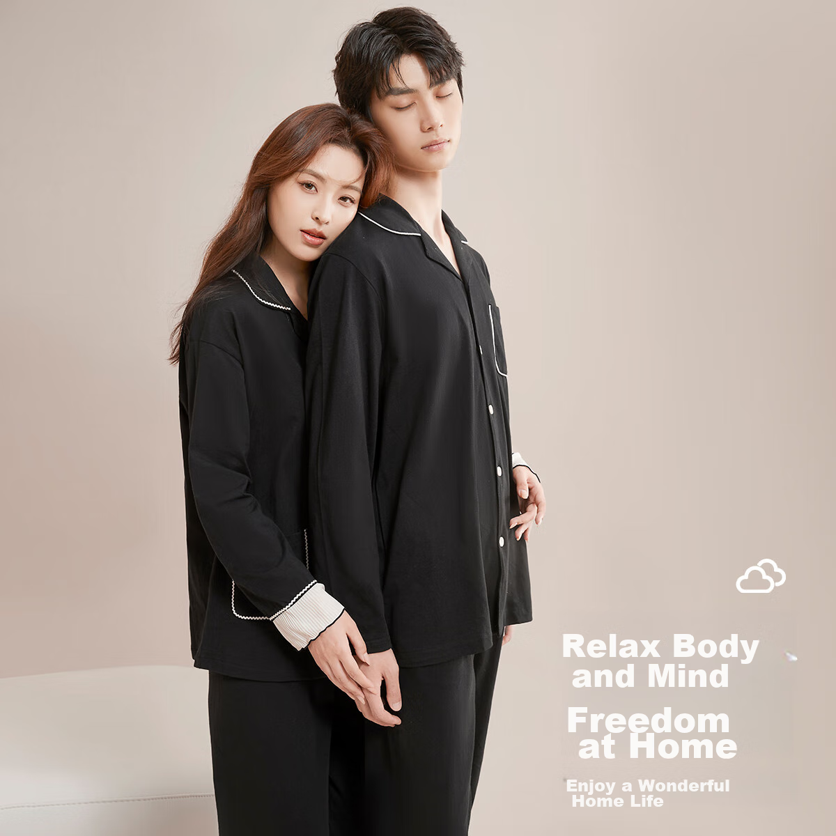 Maoren [100% Pure Cotton] Men's Pajamas, Spring And Summer, All-Cotton, Anti-Mit...