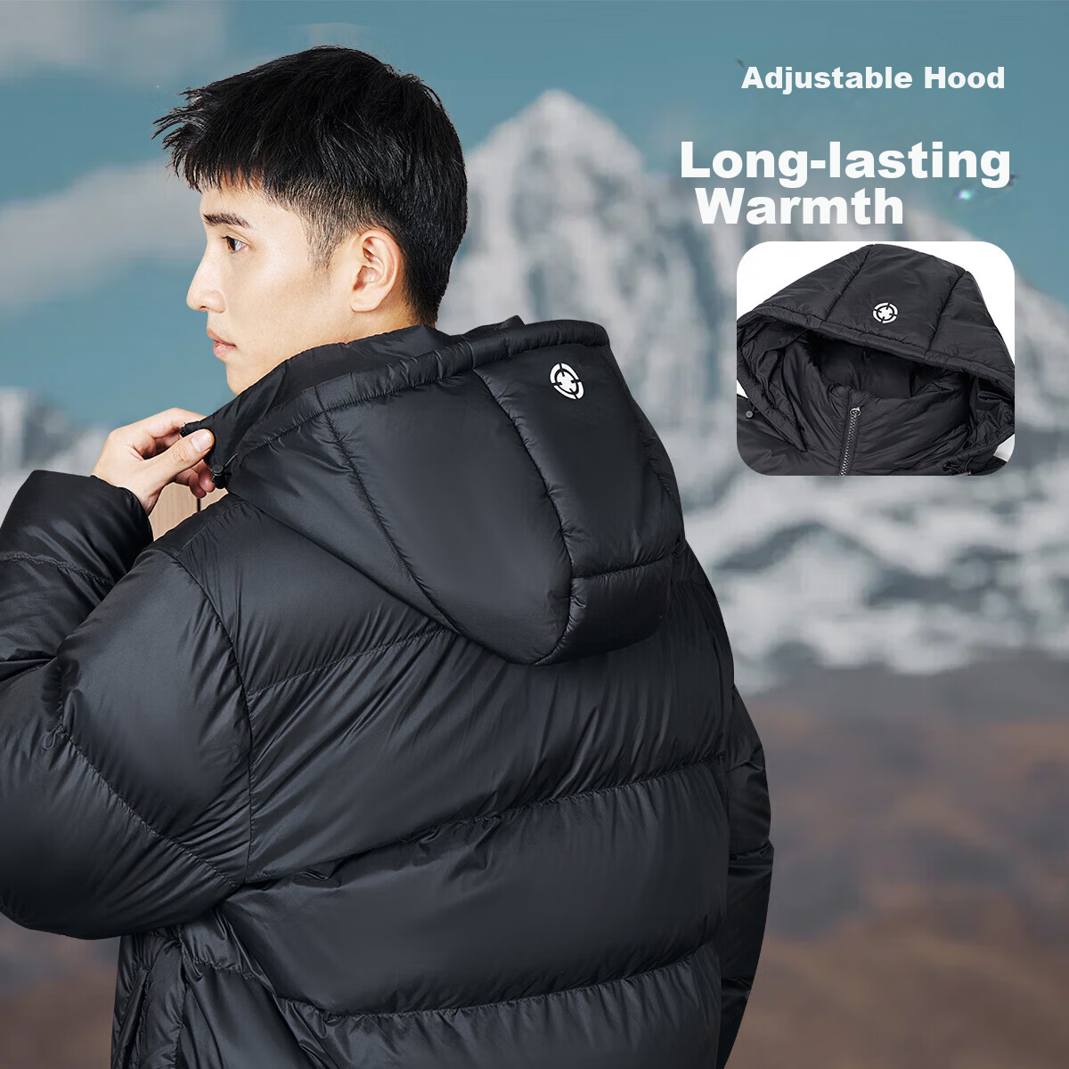 Zhunzhe down Jacket for Men And Women, Long Style, Winter Warmth, Windproof, Whi...