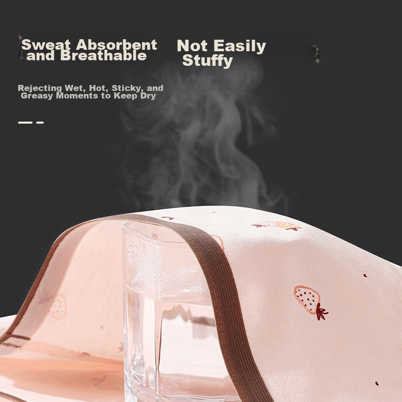 Langsha Women's Underwear, Cotton Crotch, Antibacterial, Mid-Rise, Cute, Seamles...