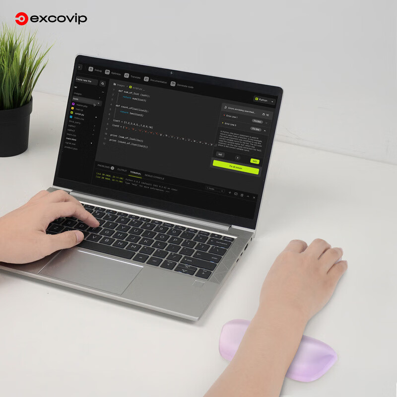 EXCO Wrist Support Mouse Pad Wrist Rest Hand Pad Hand Support Mouse Palm Rest Ke...