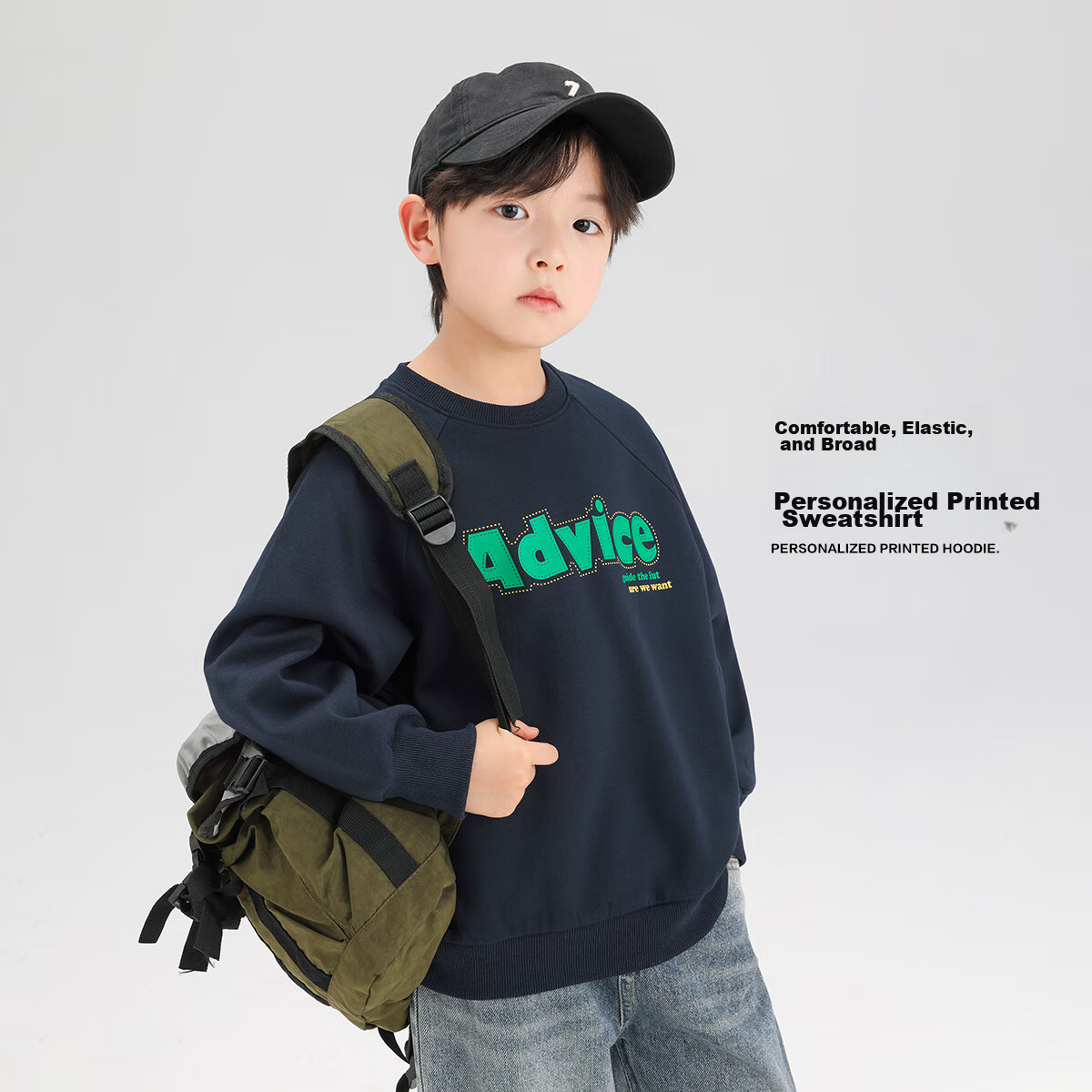 Zuoxi Boys' Sweatshirt, Children's Stylish Clothing, 2025 New Spring And Autumn...