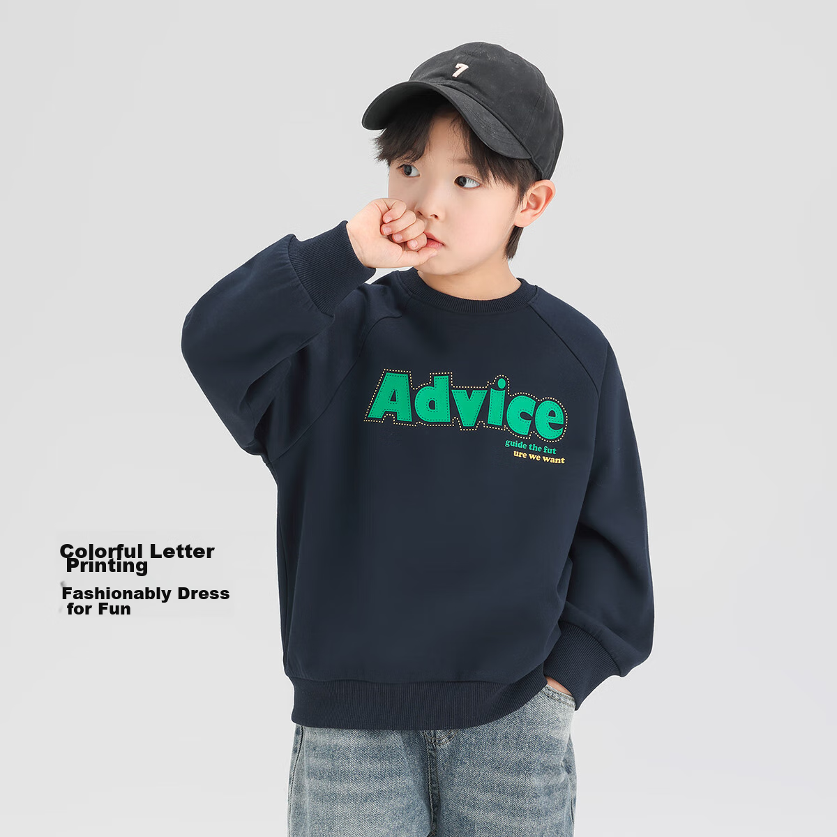 Zuoxi Boys' Sweatshirt, Children's Stylish Clothing, 2025 New Spring And Autumn...
