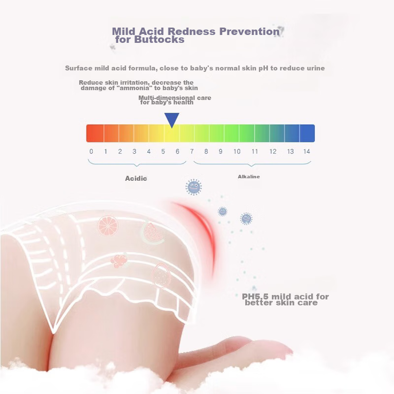 Cute Bunny Pull-Up Diapers 5XL Extra Large Size Baby Ultra-Thin Breathable 3XL 6...