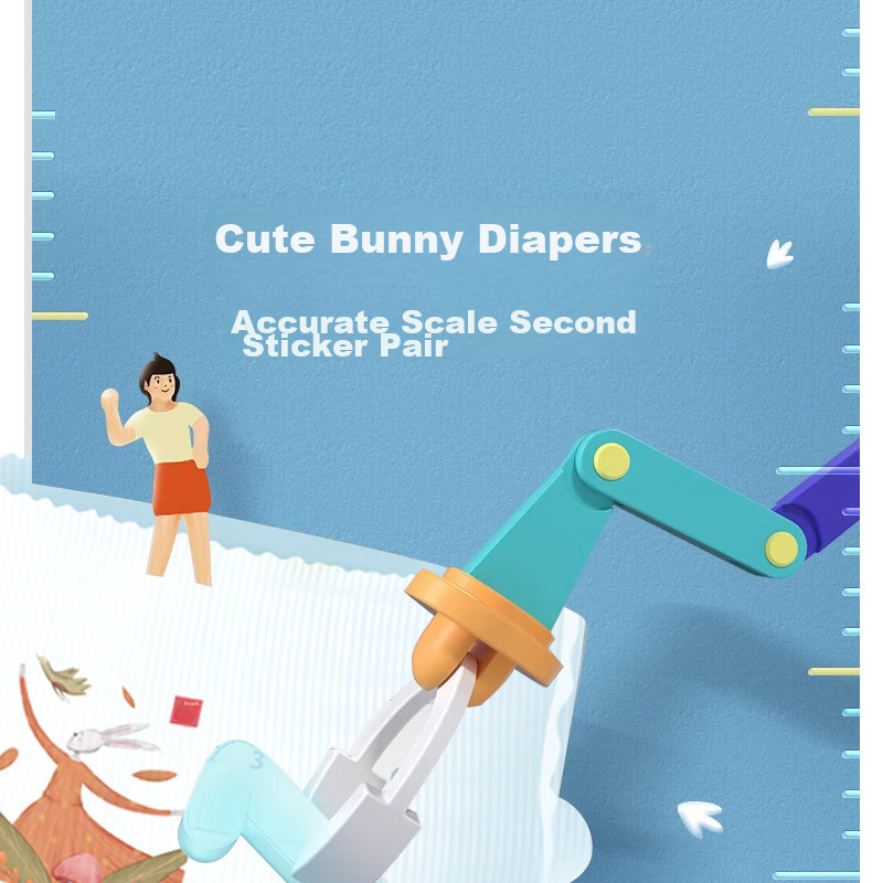 Cute Bunny Pull-Up Diapers 5XL Extra Large Size Baby Ultra-Thin Breathable 3XL 6...