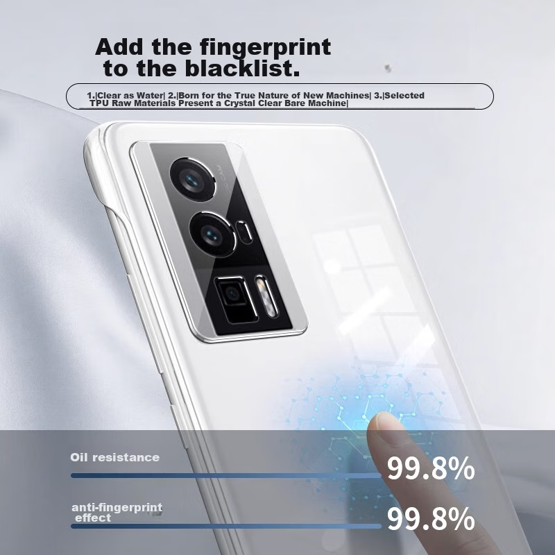 Zhiweishi [Never Yellowing] Transparent Phone Case for Redmi K60/K60 Pro, Ultra-...