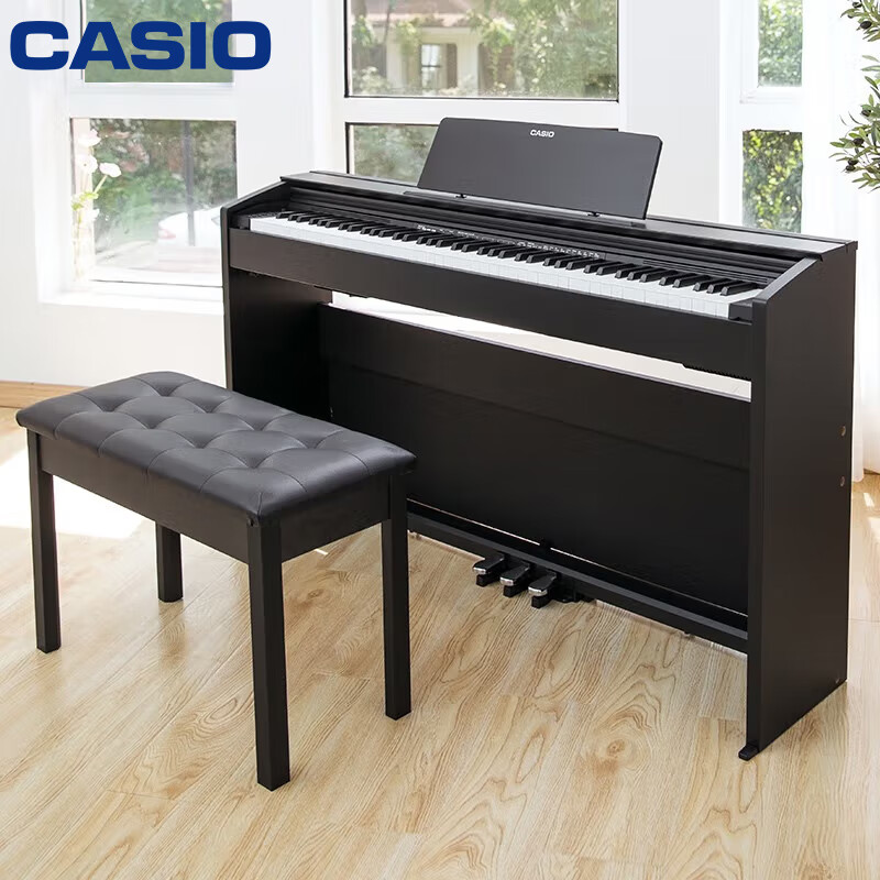 Casio Digital Piano PX870, Black Upright, for Adults And Children, 88 Keys, Weig...