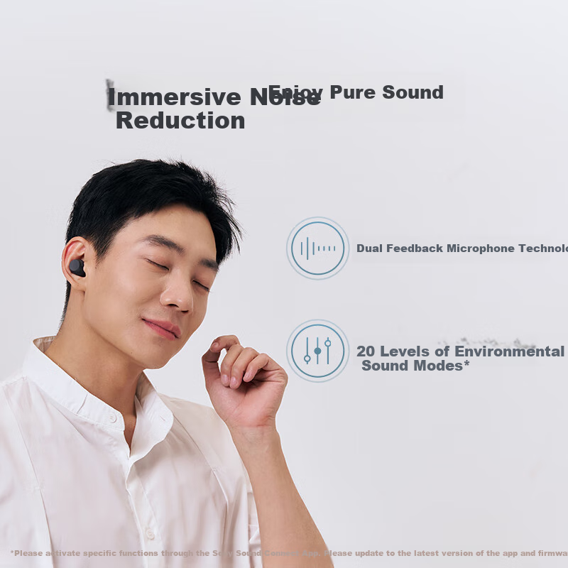 SONY WF-C710N Wireless Noise Cancelling Earbuds, Black