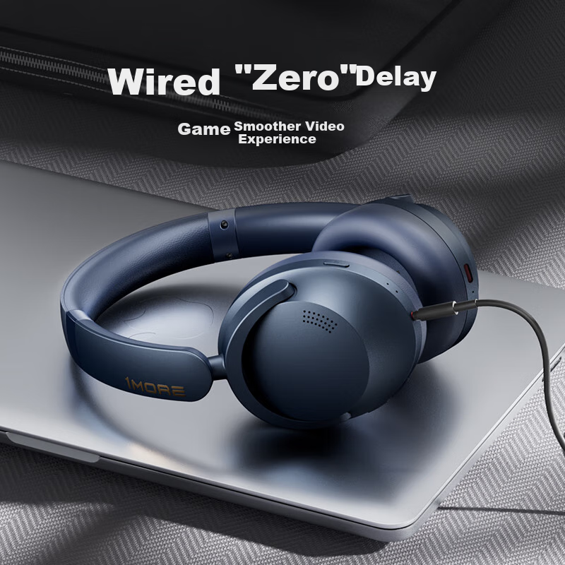 1MORE HQ51 Over-Ear Bluetooth Headphones SonoFlow Pro with Dual Gold Standard 10...