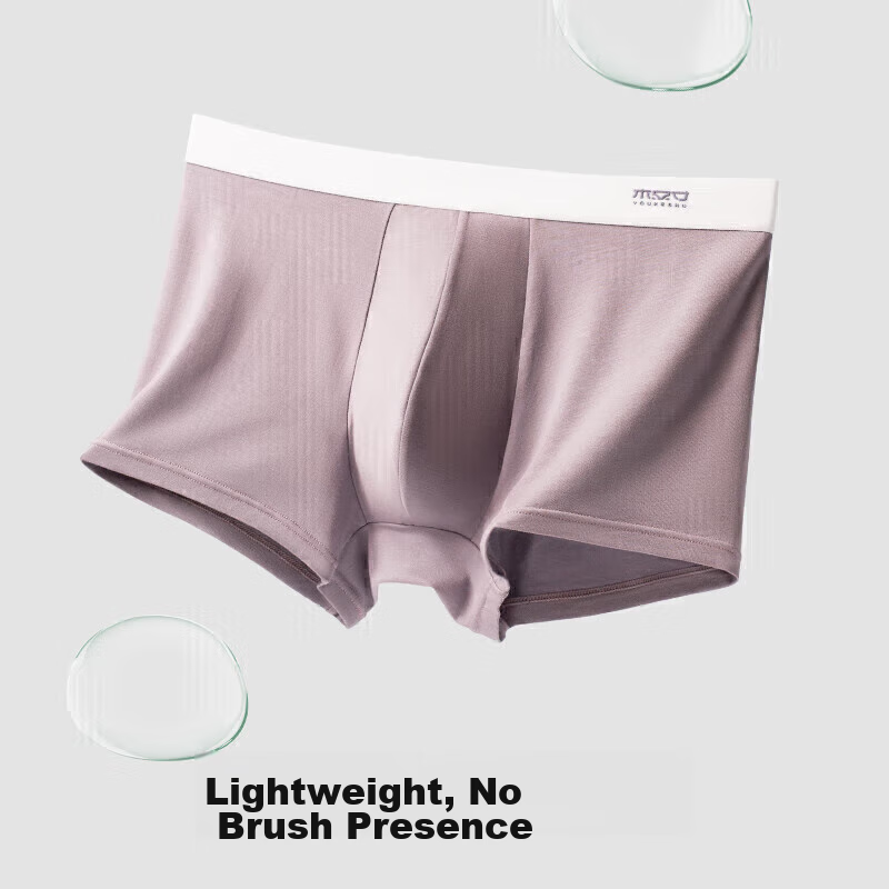 Youkeshu Men's Underwear, Antibacterial Pure Cotton Crotch, Modal Moisture-Wicki...