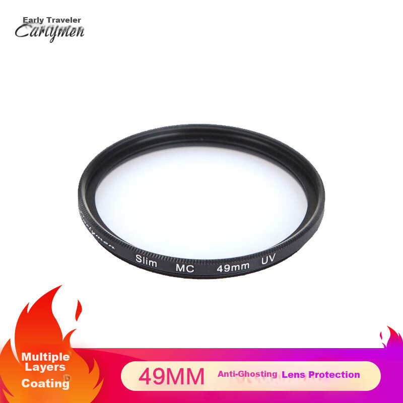 Zaoxingke 49mm UV Filter, Ultra-Thin Multi-Layer Coated Filter for Mirrorless An...