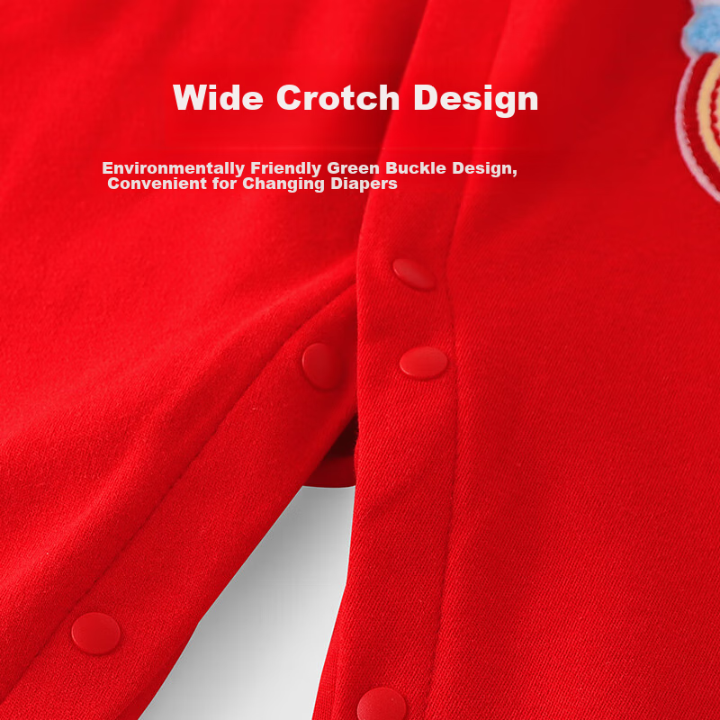 Youqi Newborn Baby Clothes, Year of The Dragon Newborn Onesie, Chinese-Style Ful...