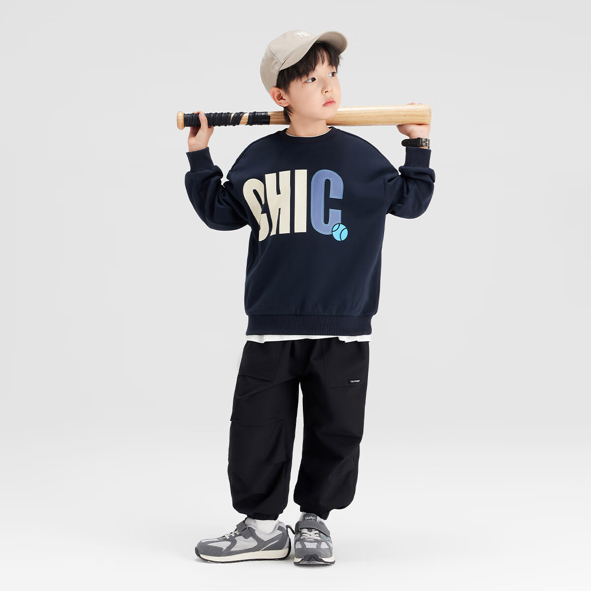 Zuoxi Boys' Sweatshirt, Stylish Spring Outfit 2025 New Style, Children's Top, Bi...