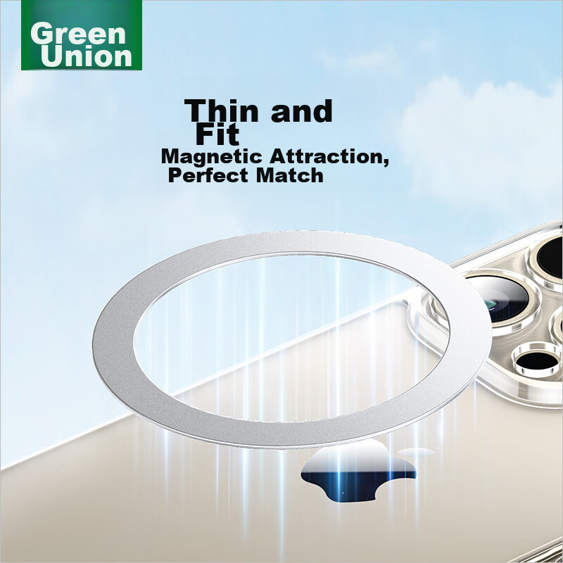 Lulian [Two-Pack] Wireless Charging Magnetic Ring, Car Phone Holder, Circular Ma...