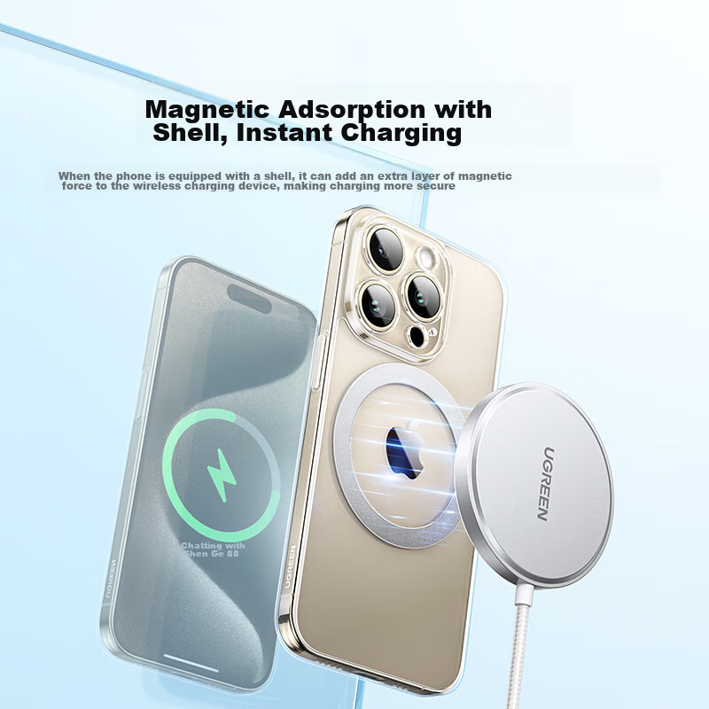 Lulian [Two-Pack] Wireless Charging Magnetic Ring, Car Phone Holder, Circular Ma...