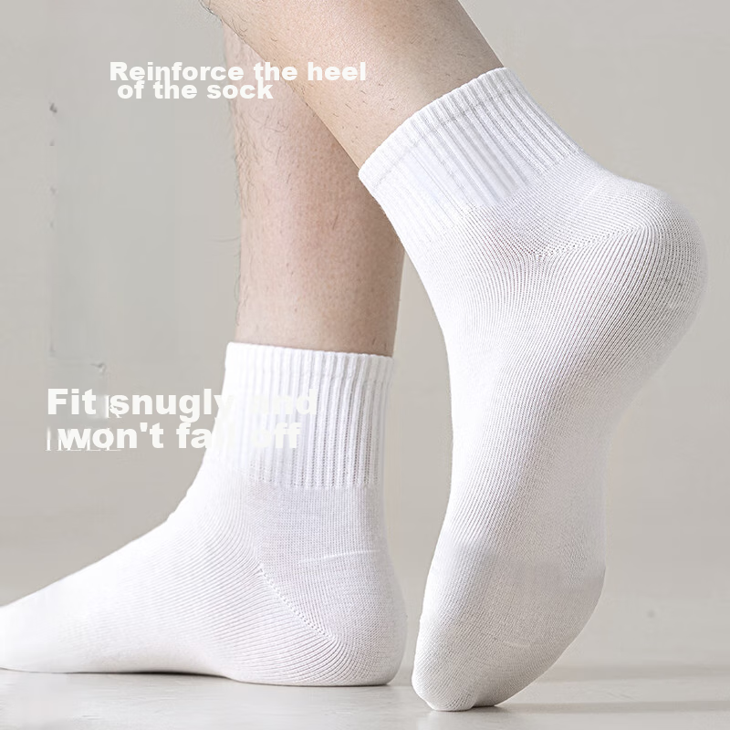 Mianxiaonian Men's Socks, Summer Thin Style, 100% Pure Cotton, 10A Antibacterial...