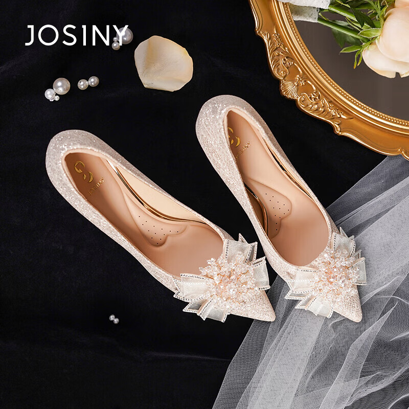 Josiny Fairy Style High Heels for Women, Spring Edition, Perfect for Bridesmaids...