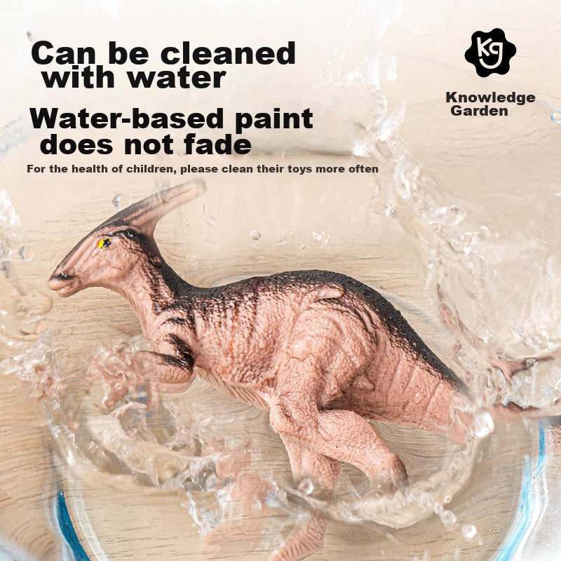 Knowledge Garden Dinosaur Toy Models, Tyrannosaurus Rex Soft Rubber, for Childre...