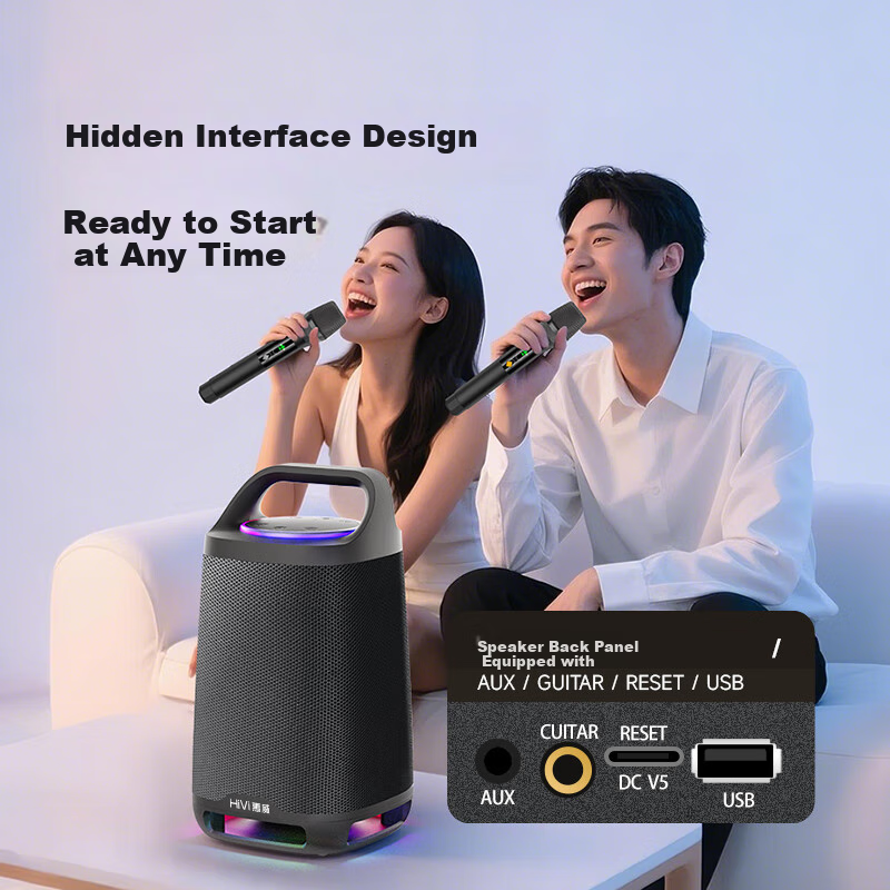 HiVi ML35 Wireless Bluetooth Speaker Outdoor Camping Portable Speaker Outdoor Hi...