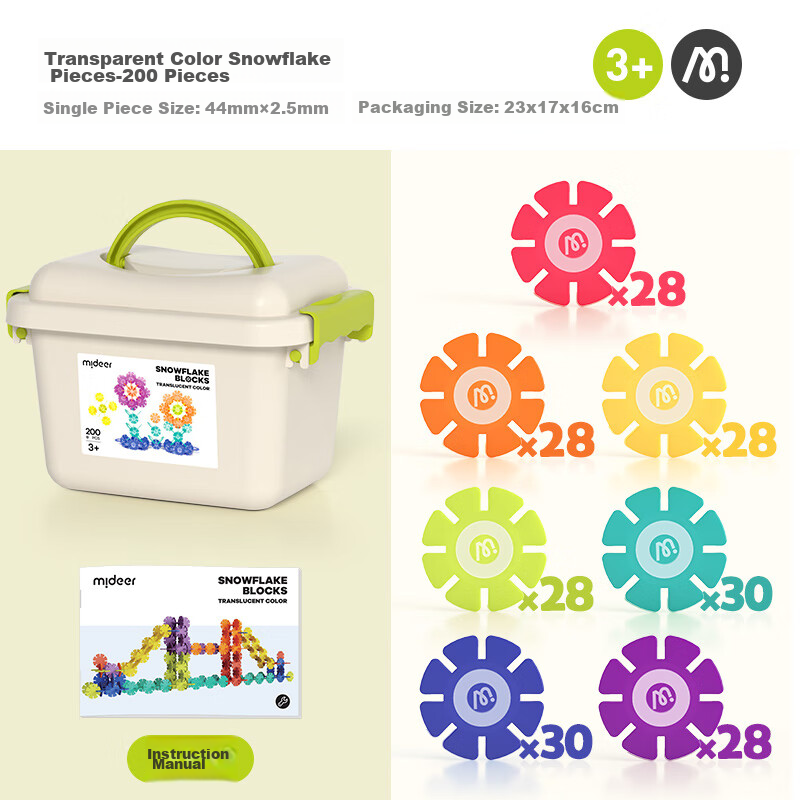 MiDeer Children's Building Blocks Assembly DIY Interlocking Toy Boys Girls Gift...