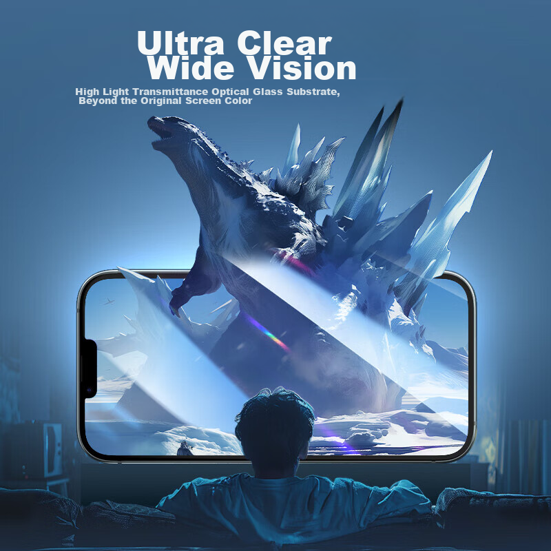 Langke [2 Pieces] Privacy Screen Protector for IPhone 12/12 Pro, Anti-Glare Temp...