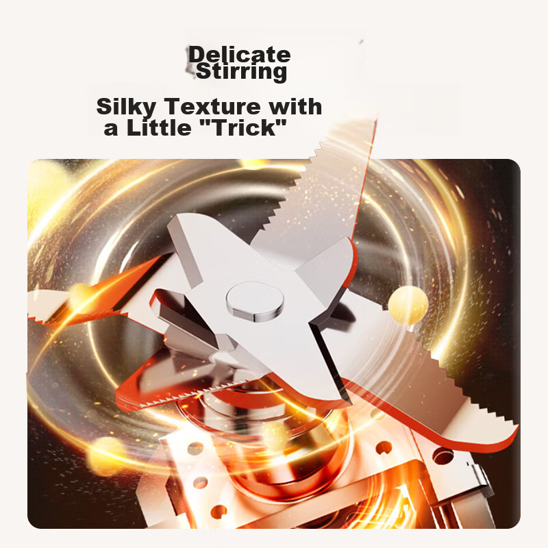 Midea High-Speed Blender, Compact Portable Home Use Soy Milk Maker without Filte...