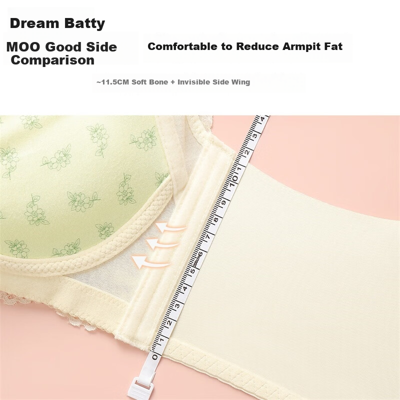 Mengbadi Women's Bra, Push-Up for Small Breasts, Round Cup, Thickened Inner Cup,...