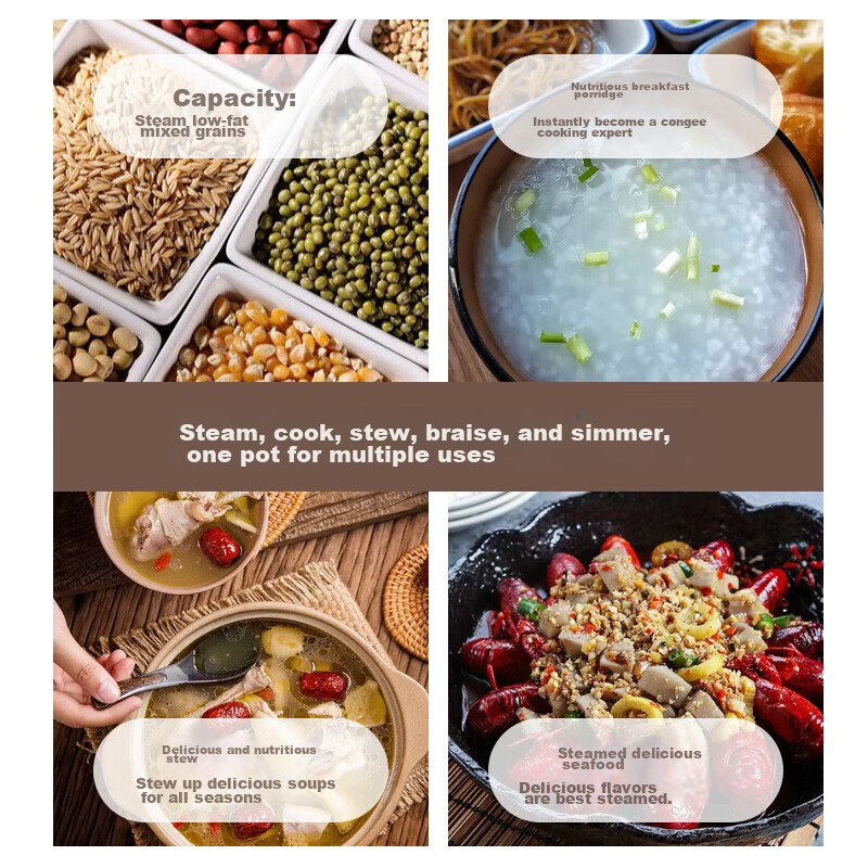 Meichun (Maxcook) Steamer Pot, Soup Pot, Hot Pot, 304 Stainless Steel, 36cm Sing...