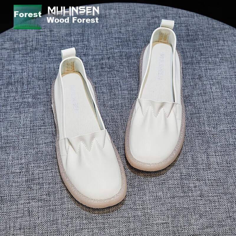 MULINSEN Women's Flats, Casual Shoes, Spring And Autumn Style, Slip-On Loafers,...