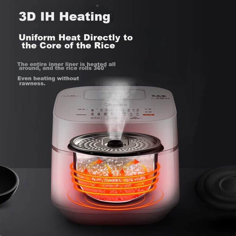 Midea Rice Cooker 3L Smart Home Appliance Rice Cooker IH Electromagnetic Heating...